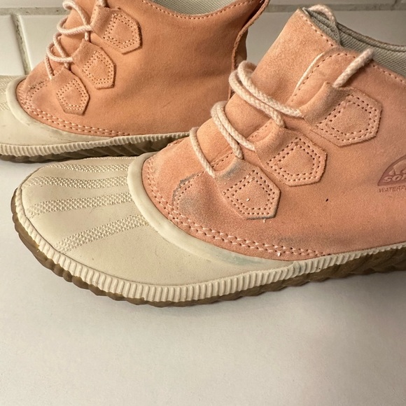 SOREL 8.5 Out n about Melon waterproof full grain leather upper woman boot - Picture 7 of 13